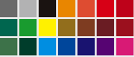 Multiple color drums