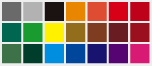 Multiple color drums